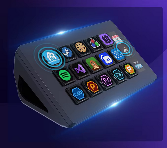 GamerDeckPro 293S · Gamer deck 15 touches à écrans LCD
